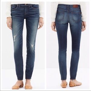 Madewell Belmont Wash Skinny Skinny Jeans